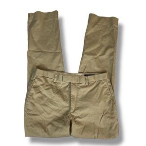 Banana Republic Pants Mens 32x34 Tailoring Performance Tan Flat Front